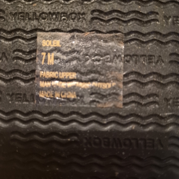 Yellow Box Green Woven Flip Flops Sandals Women’s 7 New - Picture 4 of 4